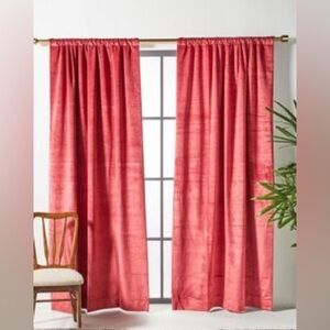 NWT, Velvet Slub Curtain 50x96 (1 panel only)